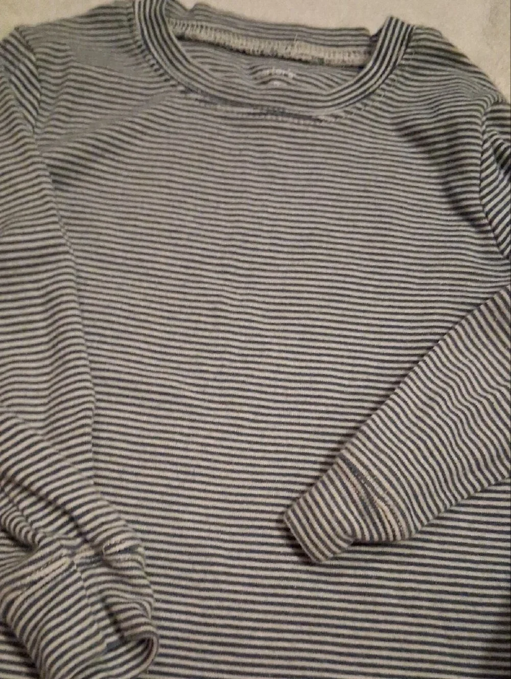 2t Carter's Kids Navy Fox Graphic Sweatshirt And Matching Striped Shirt